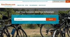 Desktop Screenshot of biketours.com